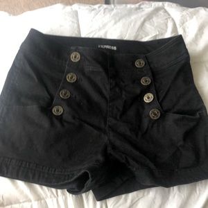 Express high waist shorts